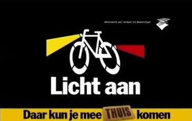 fietsverlichting daar kun je mee thuis komen